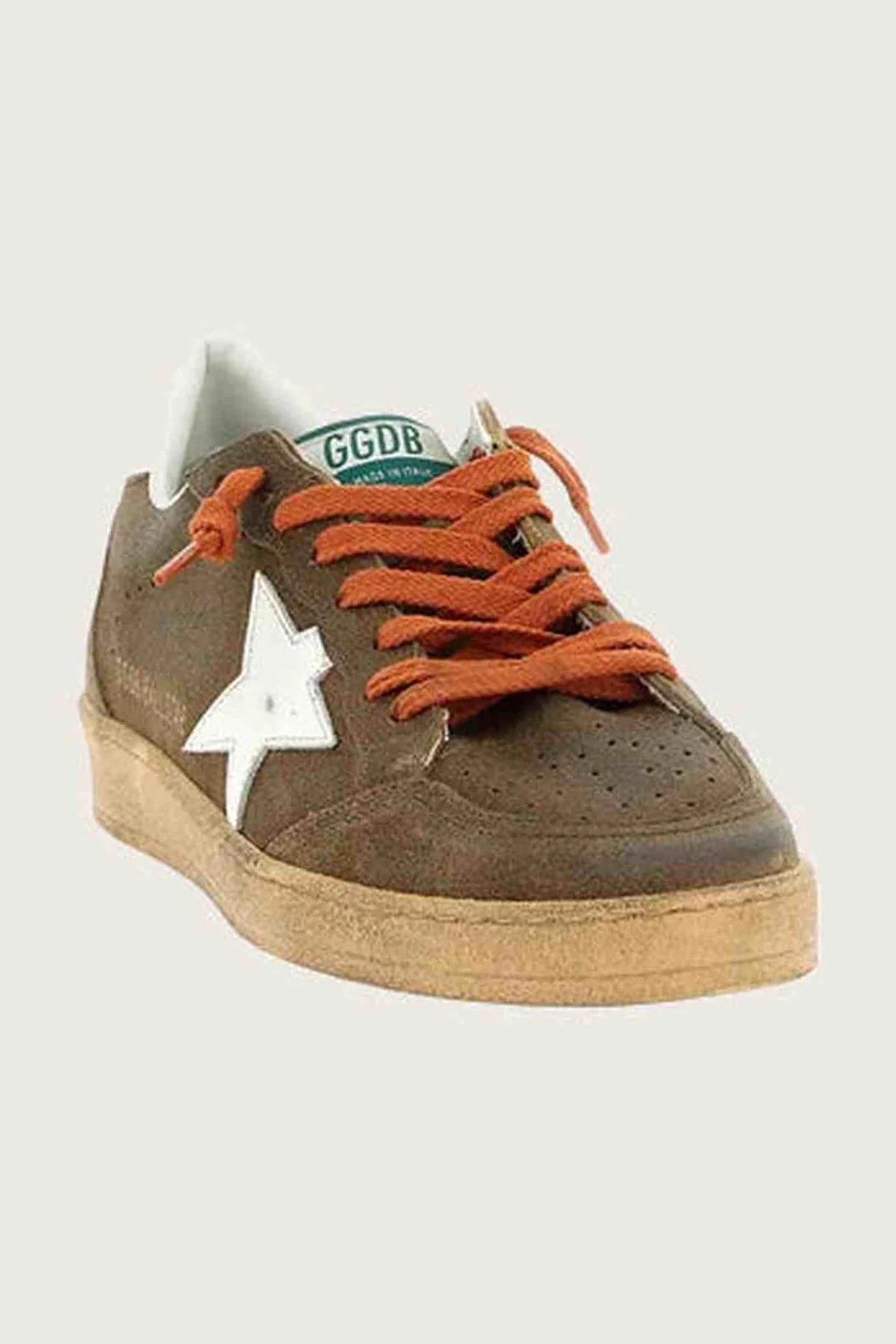 Tenis Golden Goose Ballstar Waxed Suede Star Laminated Heel Hombre - Image 2