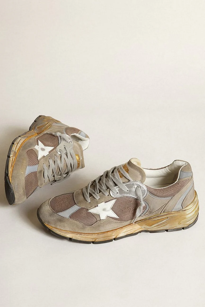 Tenis Golden Goose Dad Net And Suede Upper Leather Starnet - Image 2