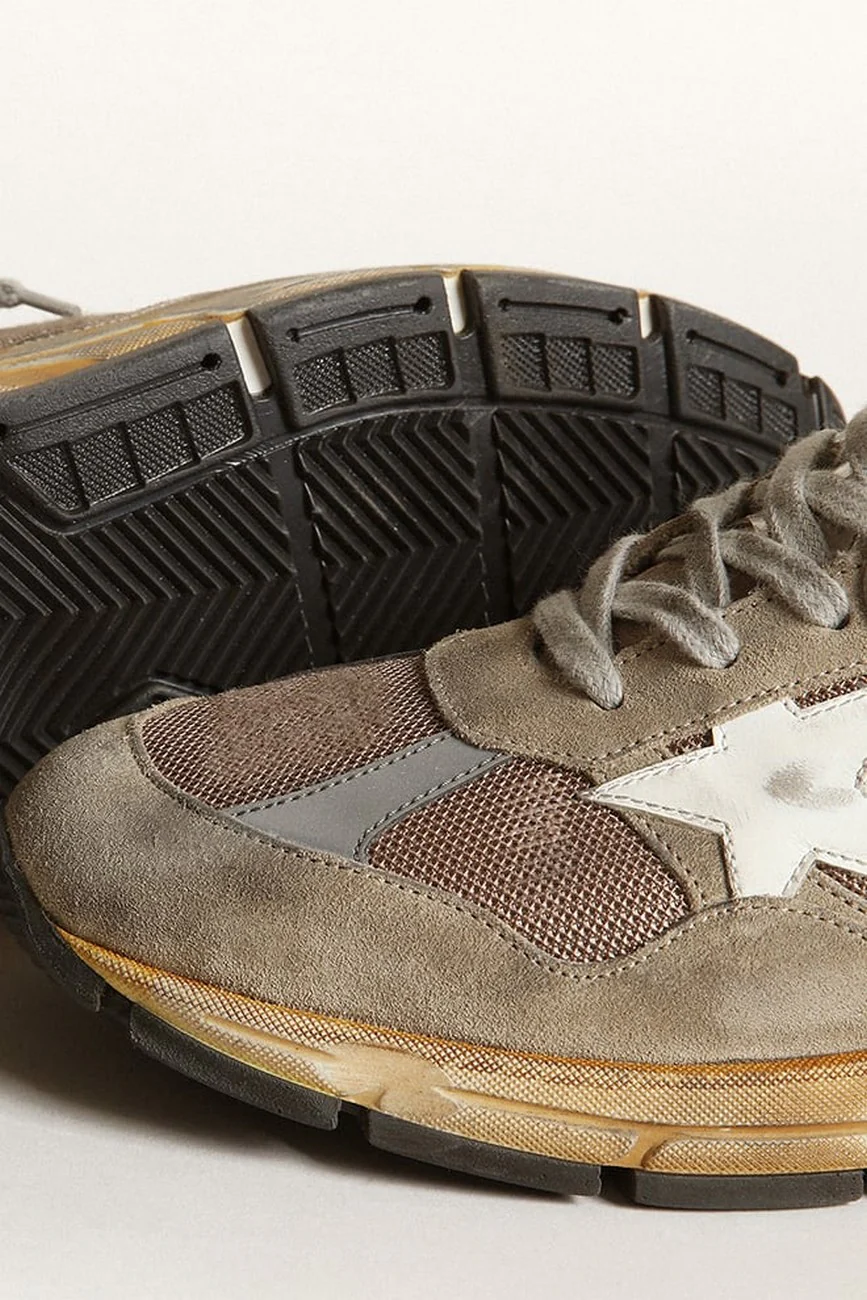 Tenis Golden Goose Dad Net And Suede Upper Leather Starnet - Image 3
