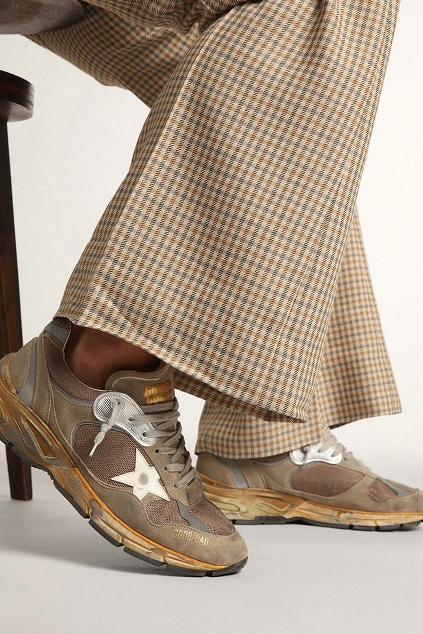 Tenis Golden Goose Dad Net And Suede Upper Leather Starnet - Image 5