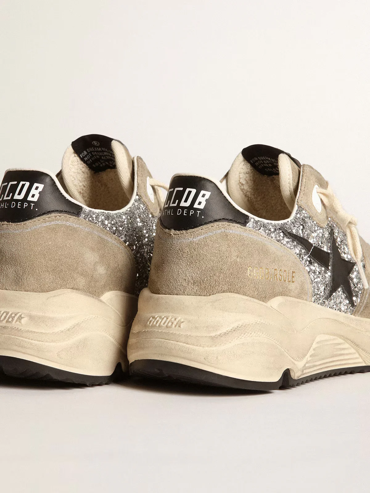 Tenis Golden Goose Running Sole Glitt Mujer - Image 4