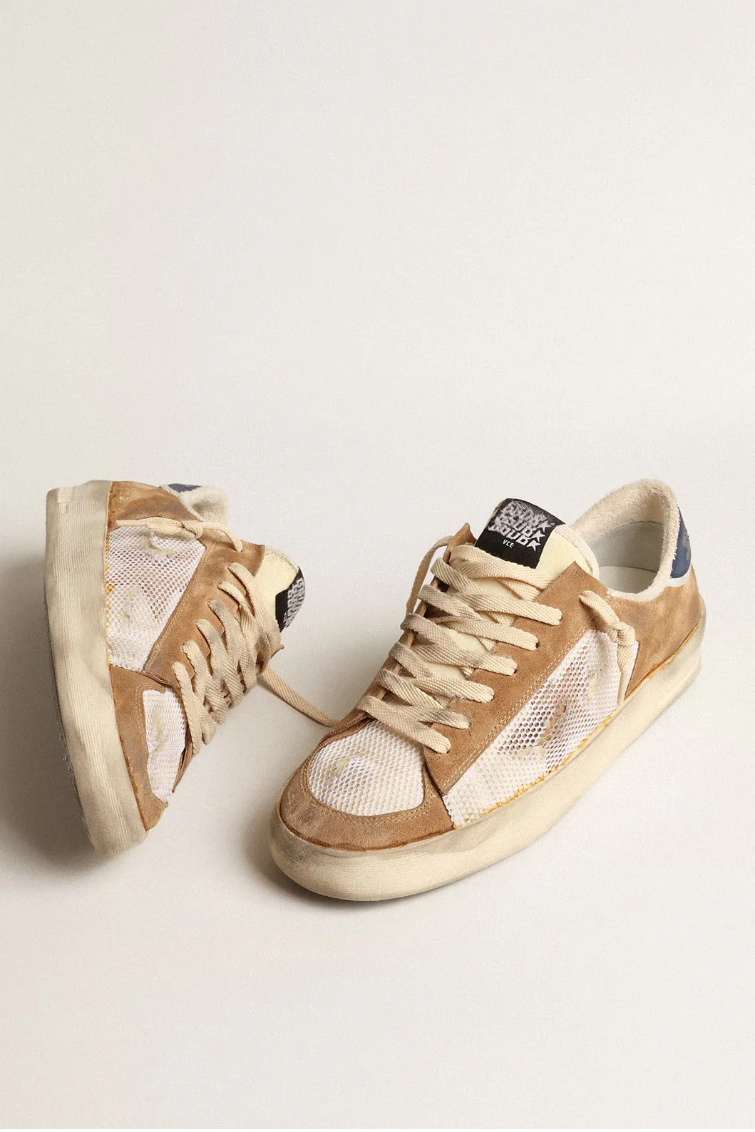 Tenis Golden Goose Stardan Delave Nylon With Net Hombre - Image 2