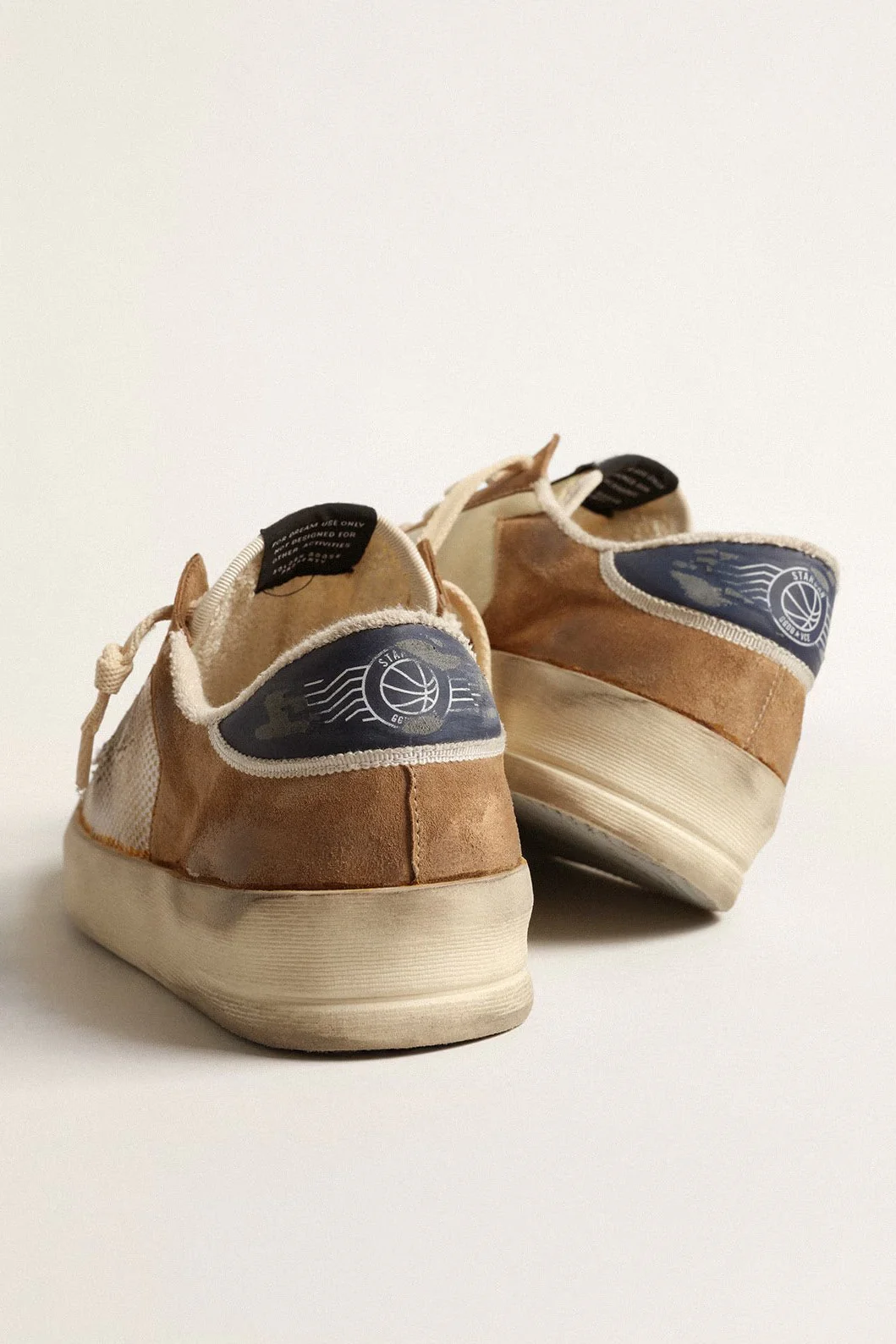 Tenis Golden Goose Stardan Delave Nylon With Net Hombre - Image 3