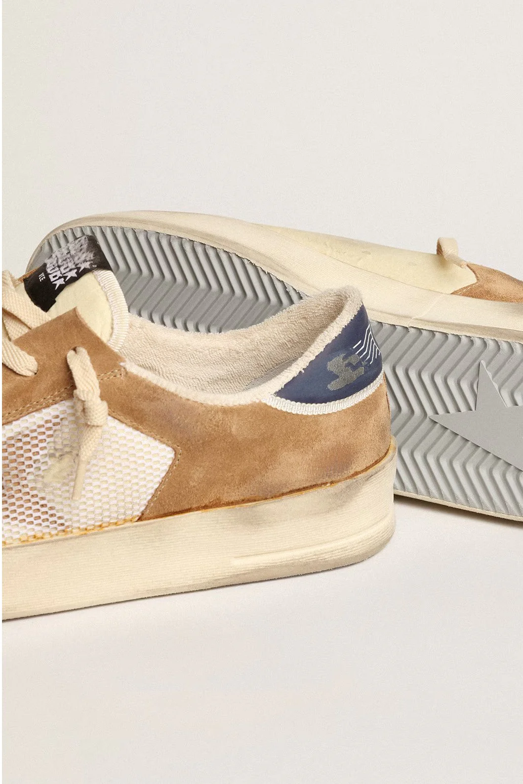 Tenis Golden Goose Stardan Delave Nylon With Net Hombre - Image 4