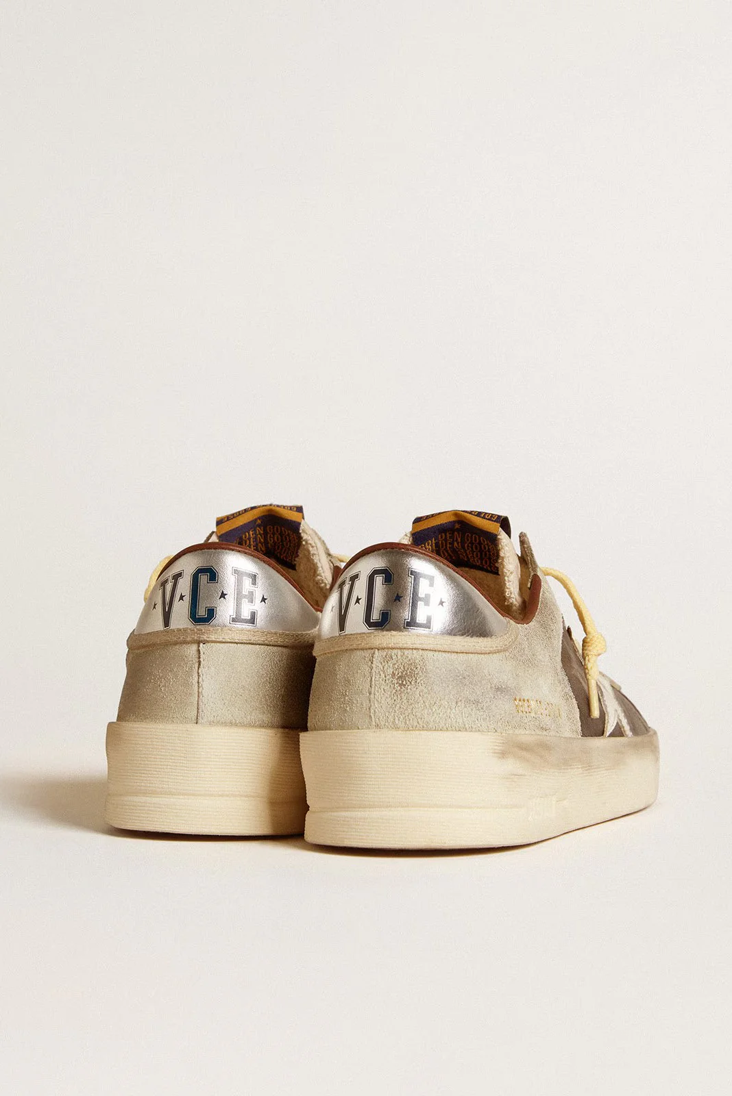 Tenis Golden Goose Stardan Leather  Suede Heel Leather Star Hombre - Image 3