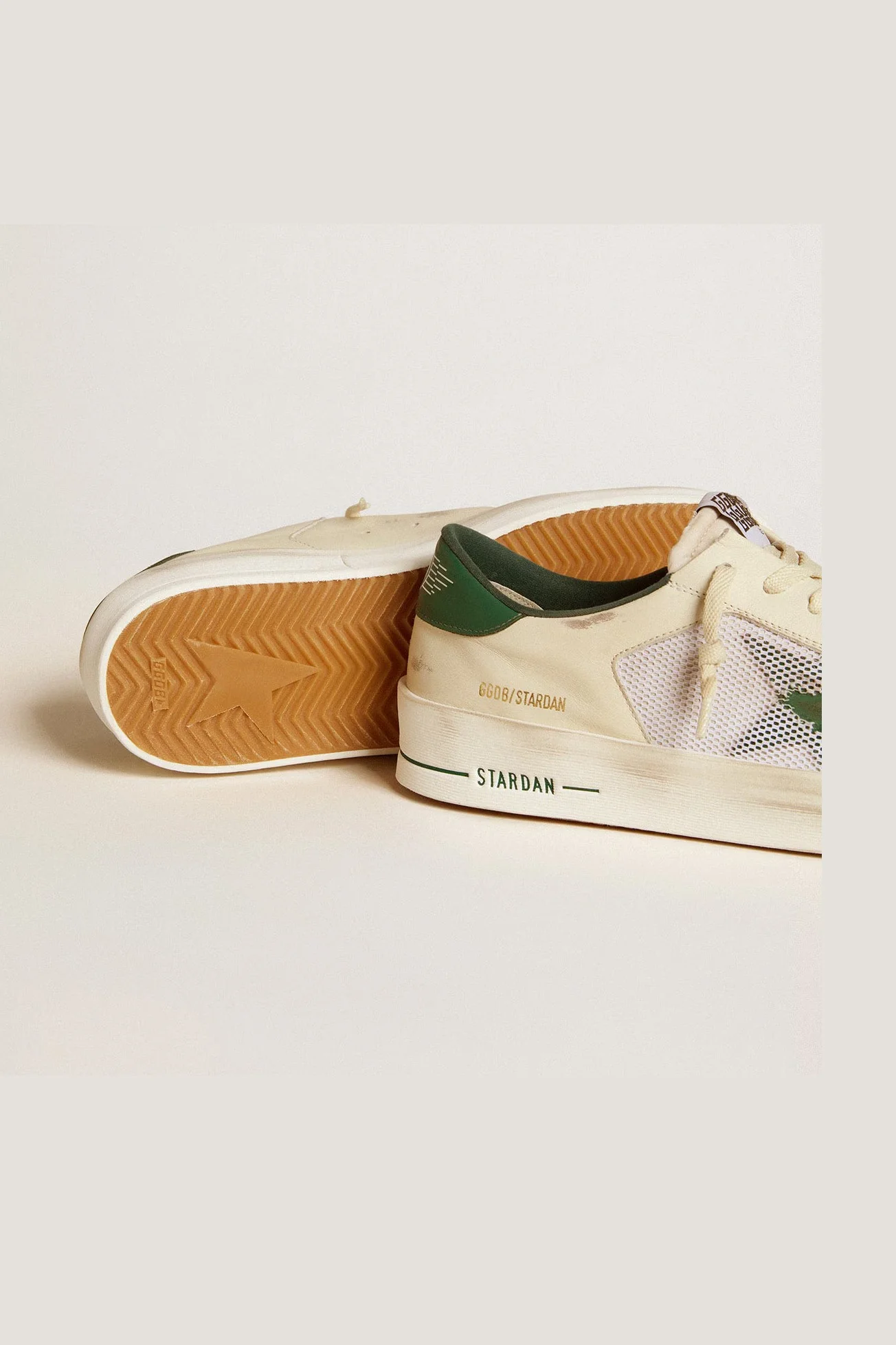 Tenis Golden Goose Stardan Suede Net Leather Star And Heel Hombre - Image 3