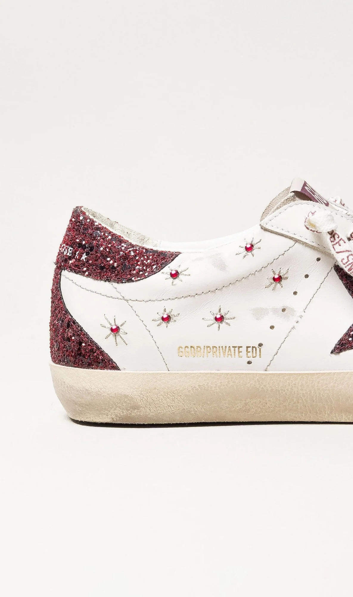 Tenis Golden Goose Super Star Suede Embroidery Laminated Star Mujer - Image 5