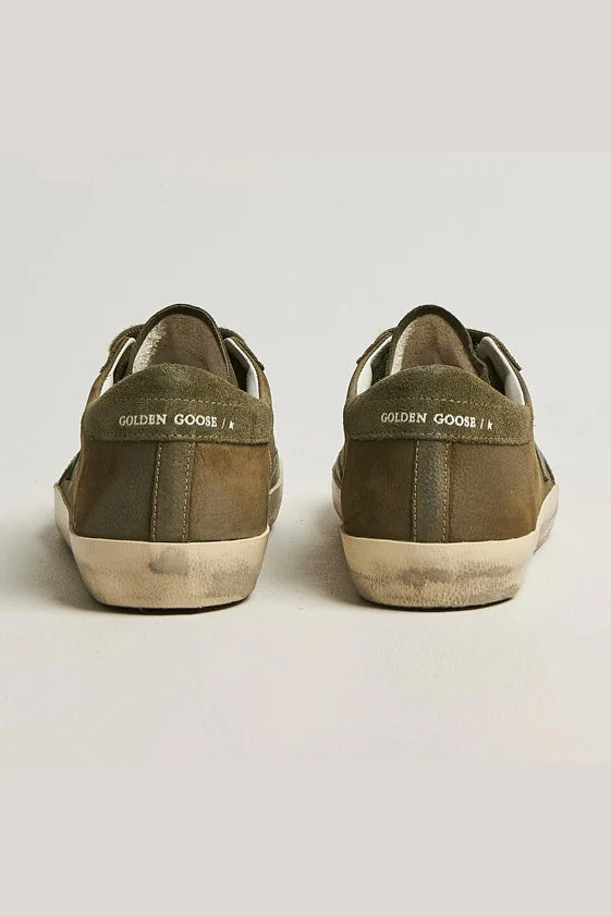 Tenis Golden Goose Super Star Suede Upper Leather Star And Heel Hombre - Image 3
