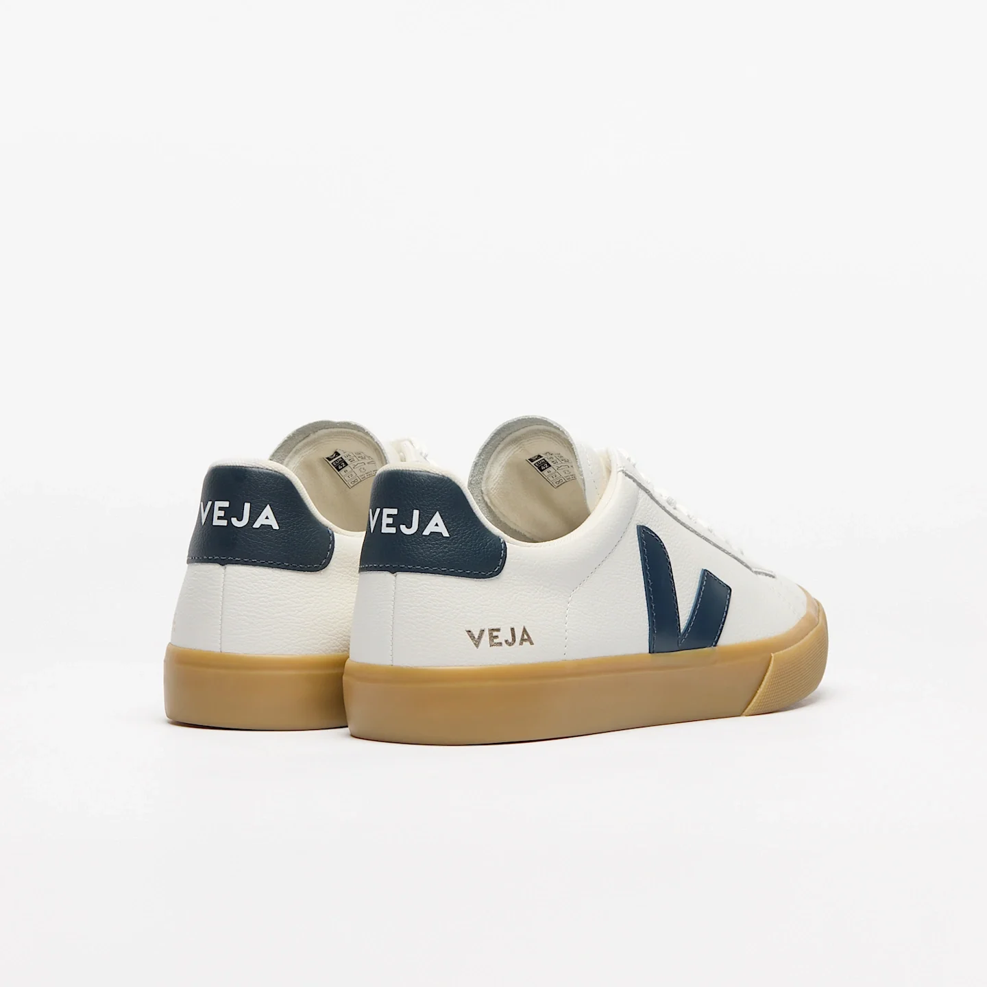 Tenis Veja De Hombre Campo Leather White Nautico Natural - Image 3