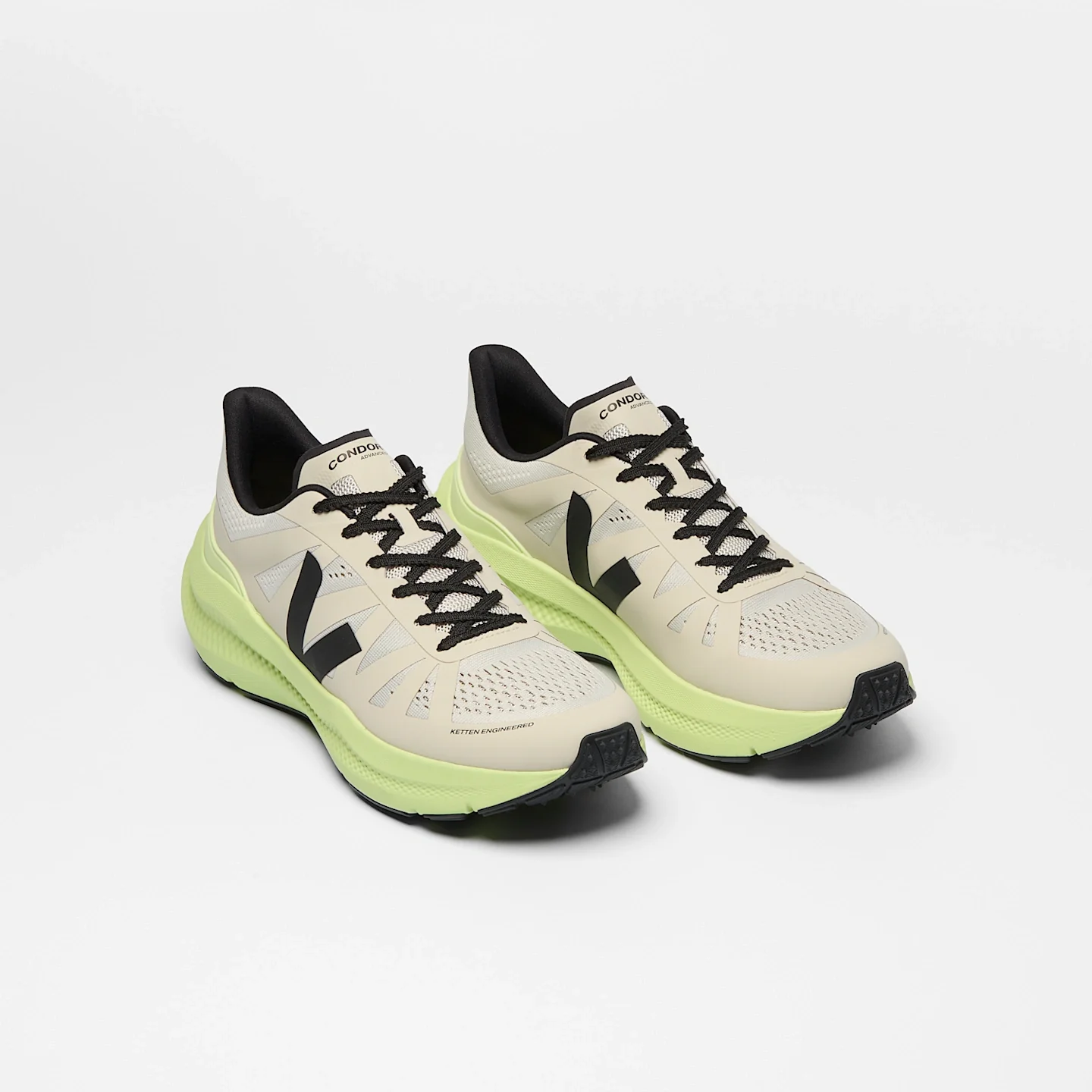 Tenis Veja De Mujer Condor 3 Advanced Engineered-Mesh Natural Limo - Image 2