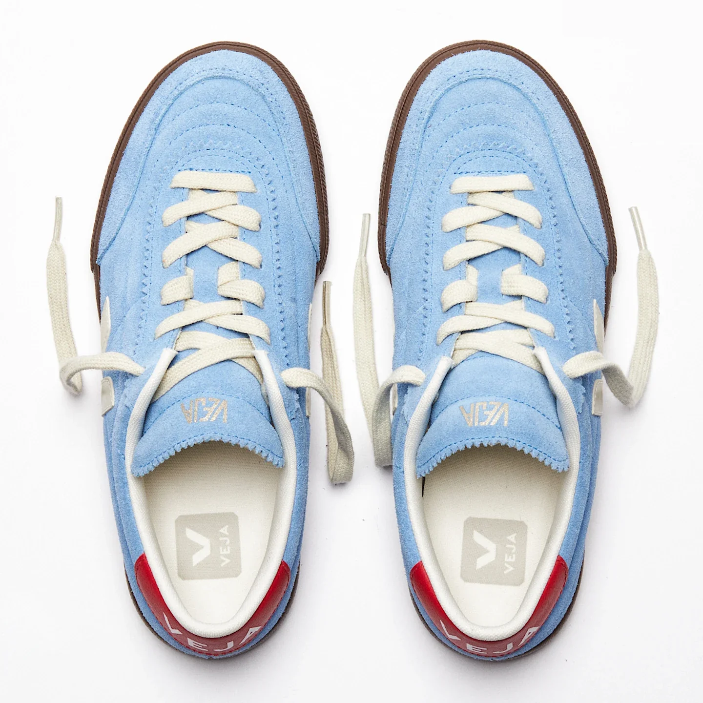Tenis Veja De Mujer Panenka Suede Aquamarina Pierre Bark - Image 3
