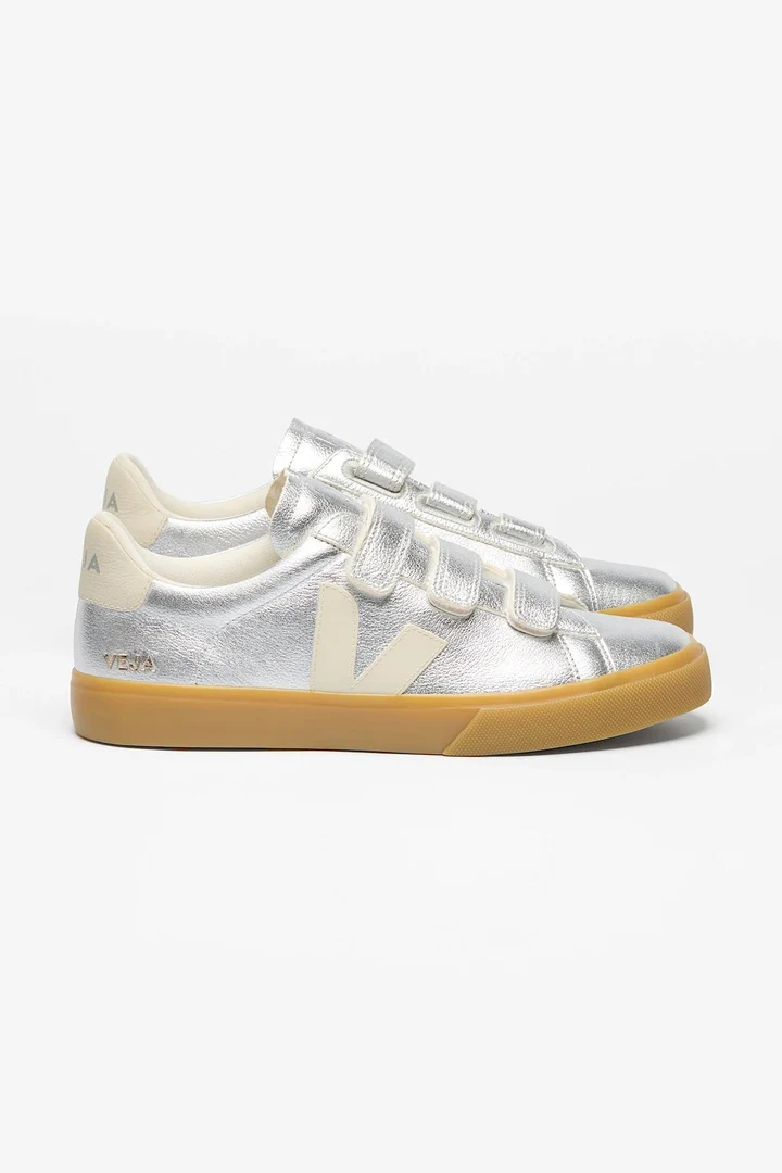 Tenis Veja De Mujer Recife Logo Leather - Image 4