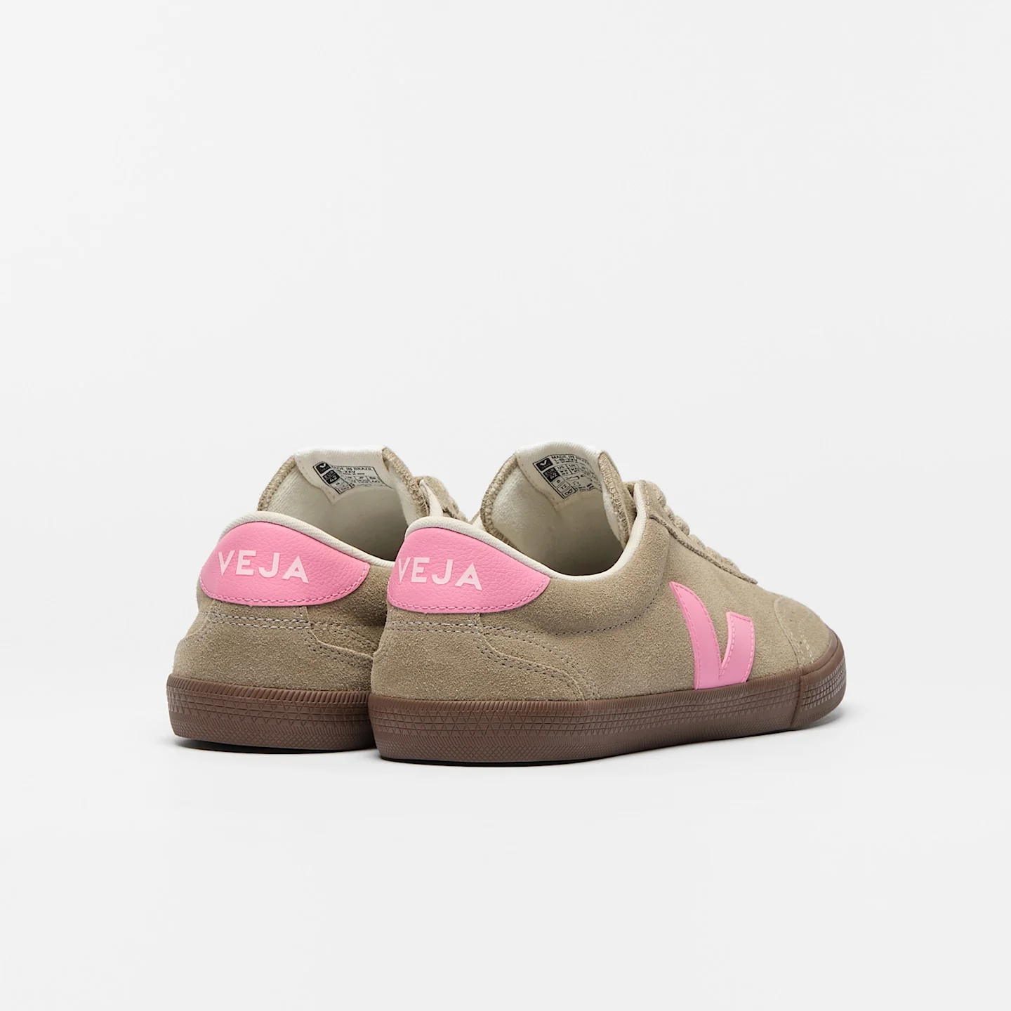 Tenis Veja De Mujer Volley Suede Taupe Malibu Bark - Image 3