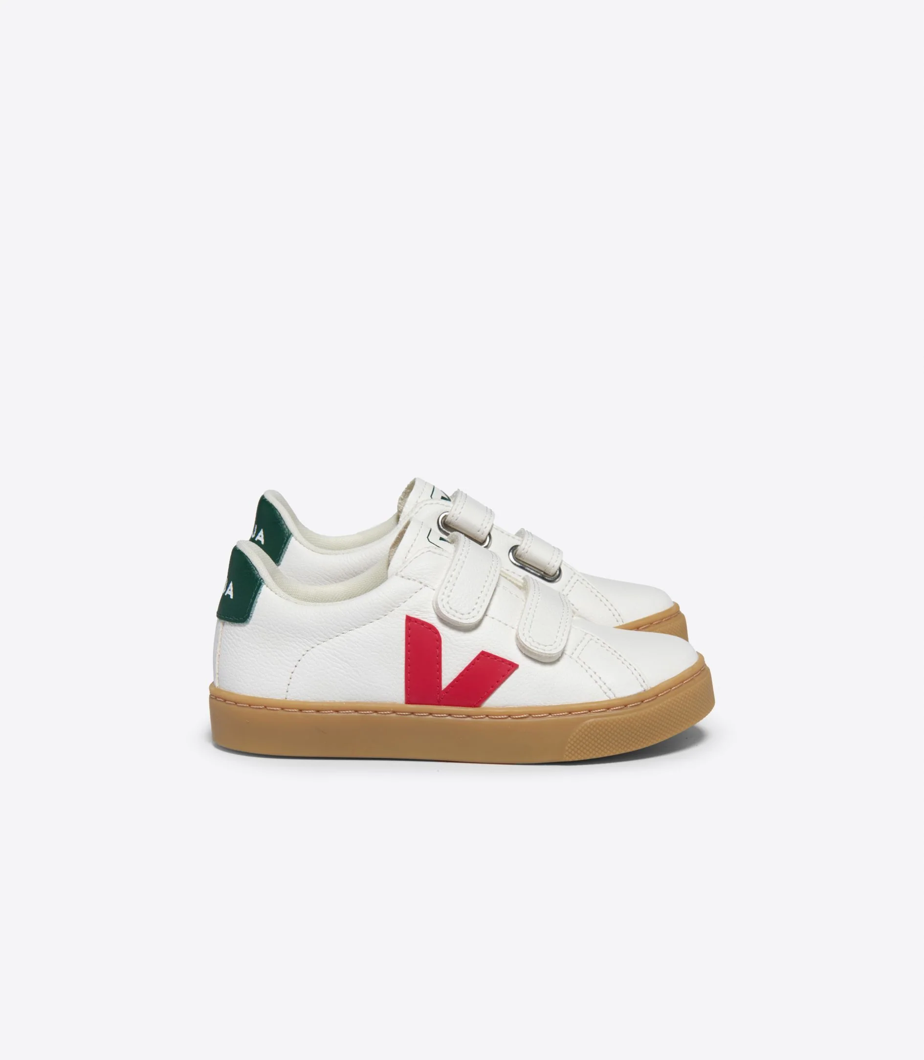 Tenis Veja Kids Esplar leather white pekin poker natural