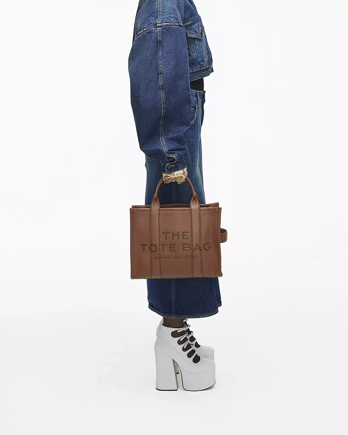 The Leather Medium Tote Bag - Image 8