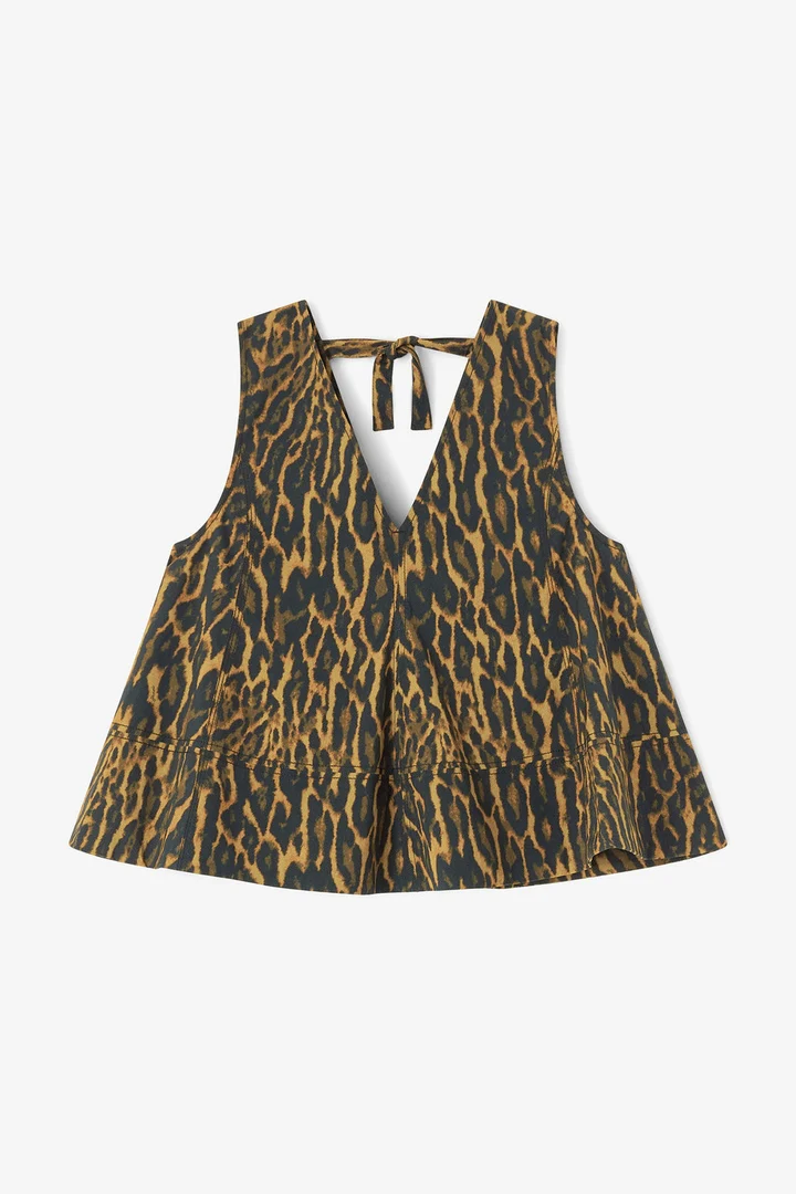 Top A-Line Cotton Printed Stretch