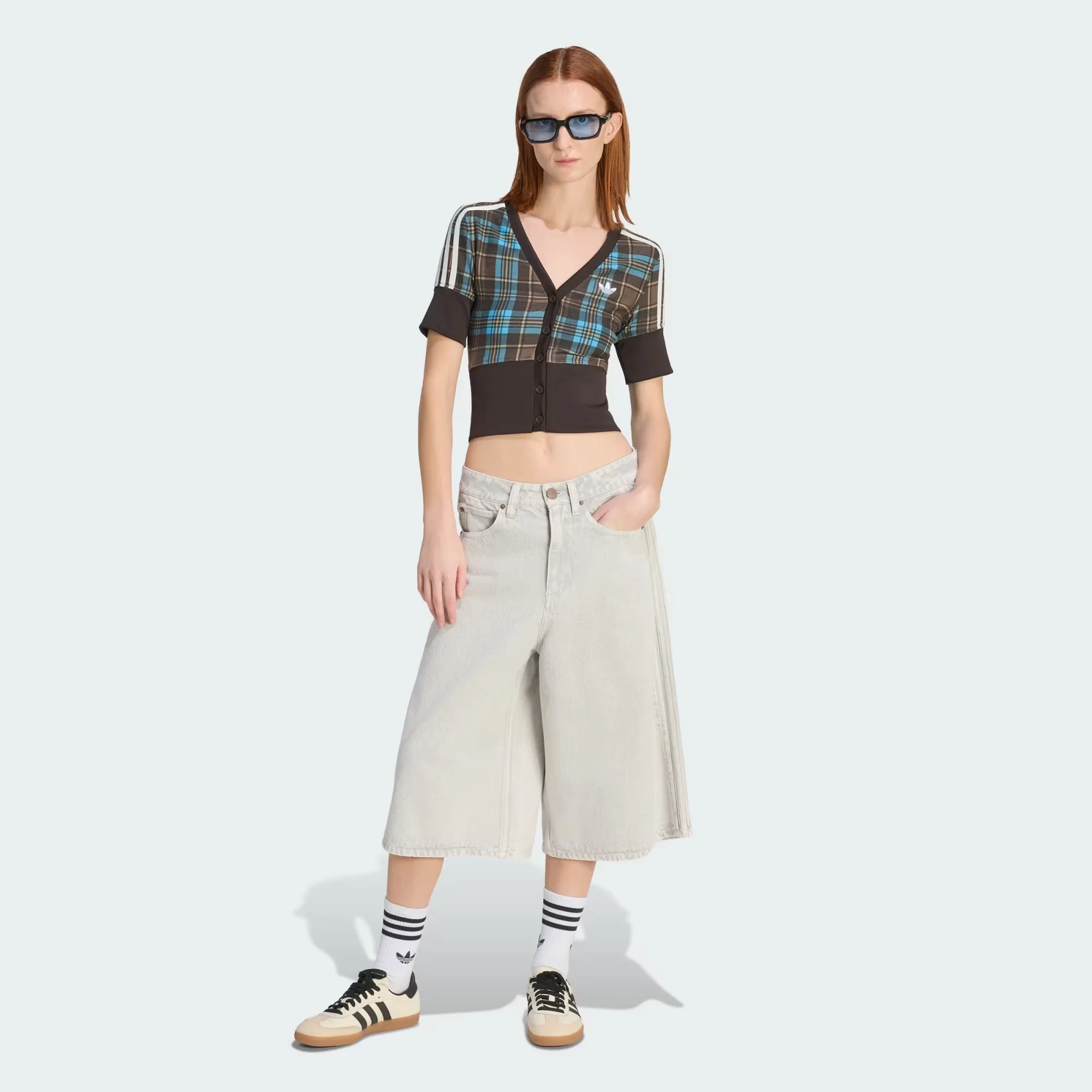 Top Adidas Check V-Neck - Image 6