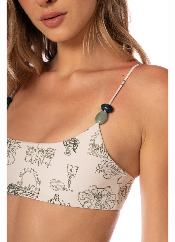 Top Aldara Dunes Print Sage - Image 3