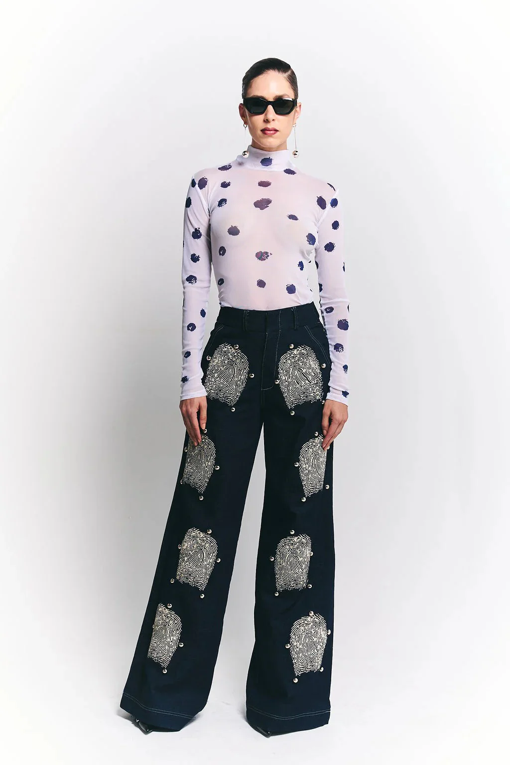 Top Mesh Finger Dots - Image 2