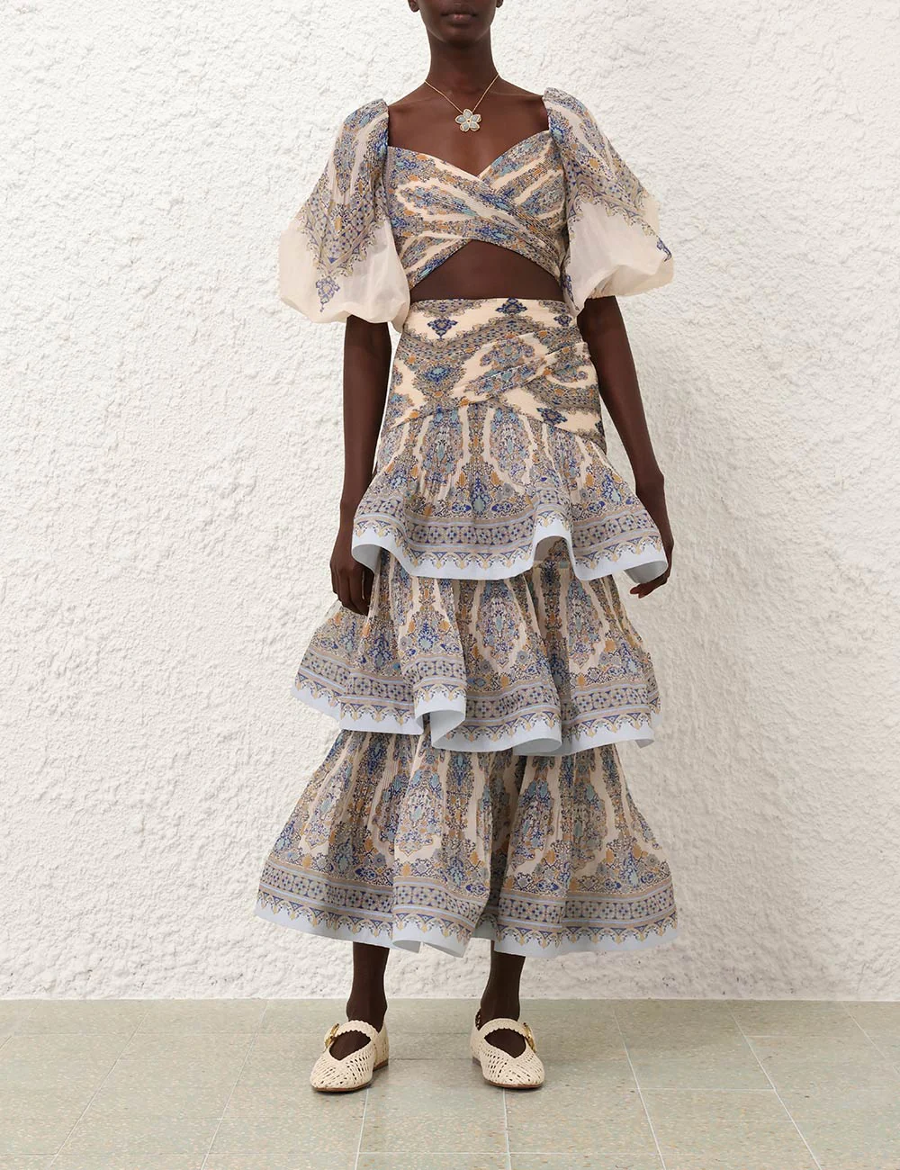 Crop Top Pleated Bodice - Image 2
