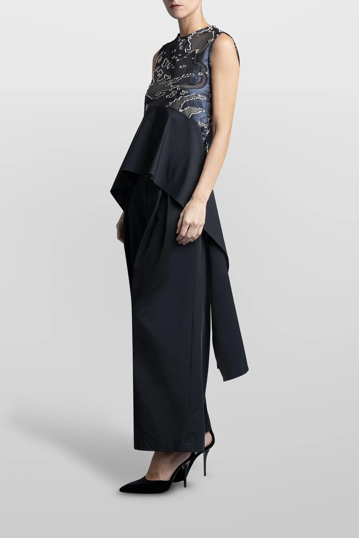 Top Volante Asimetrico Jacquard - Image 2