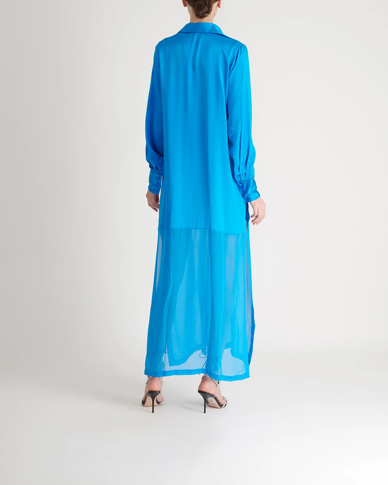 Vestido Camisero Seda Chiffon - Image 2