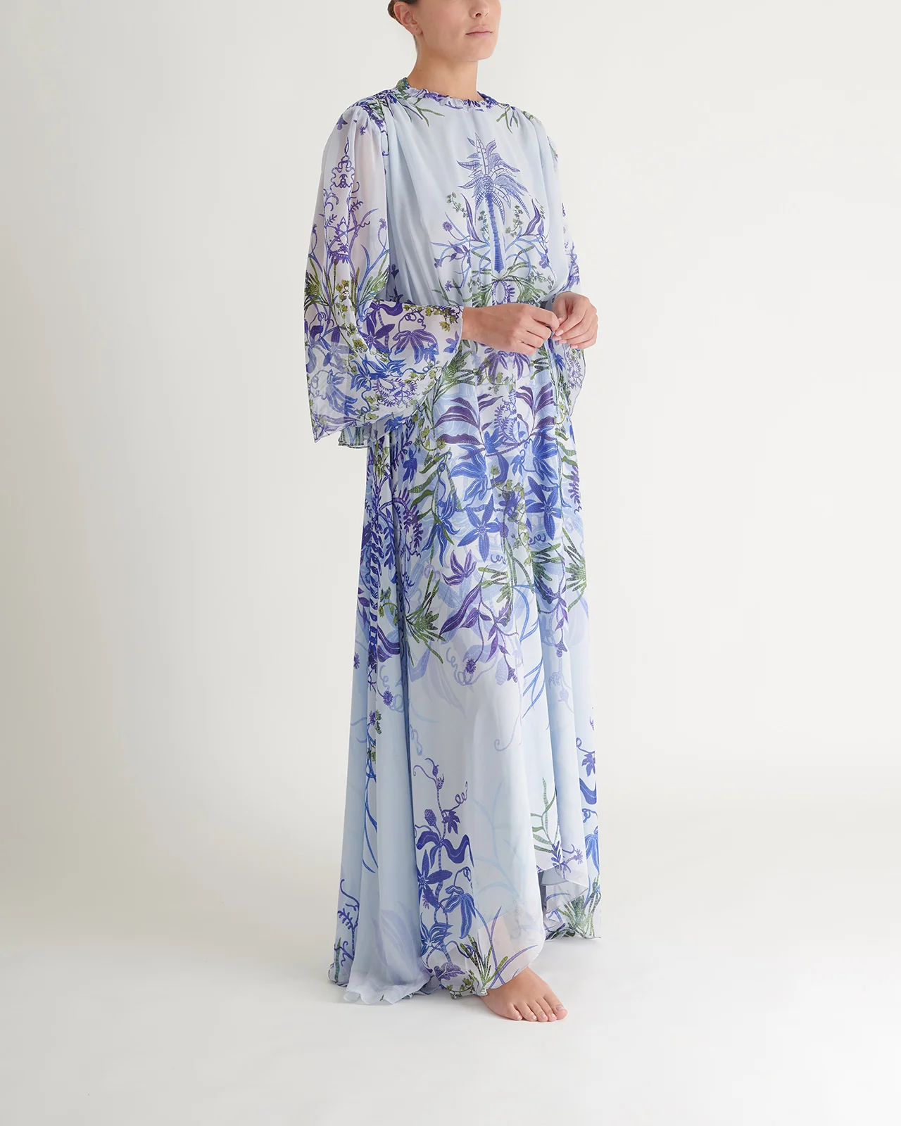 Vestido Chiffon Flores - Image 2