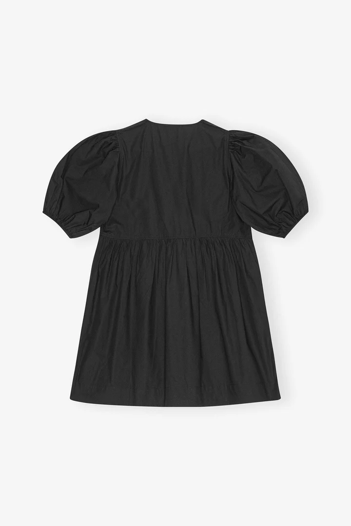 Mini Vestido Cotton Poplin Tie String - Image 3