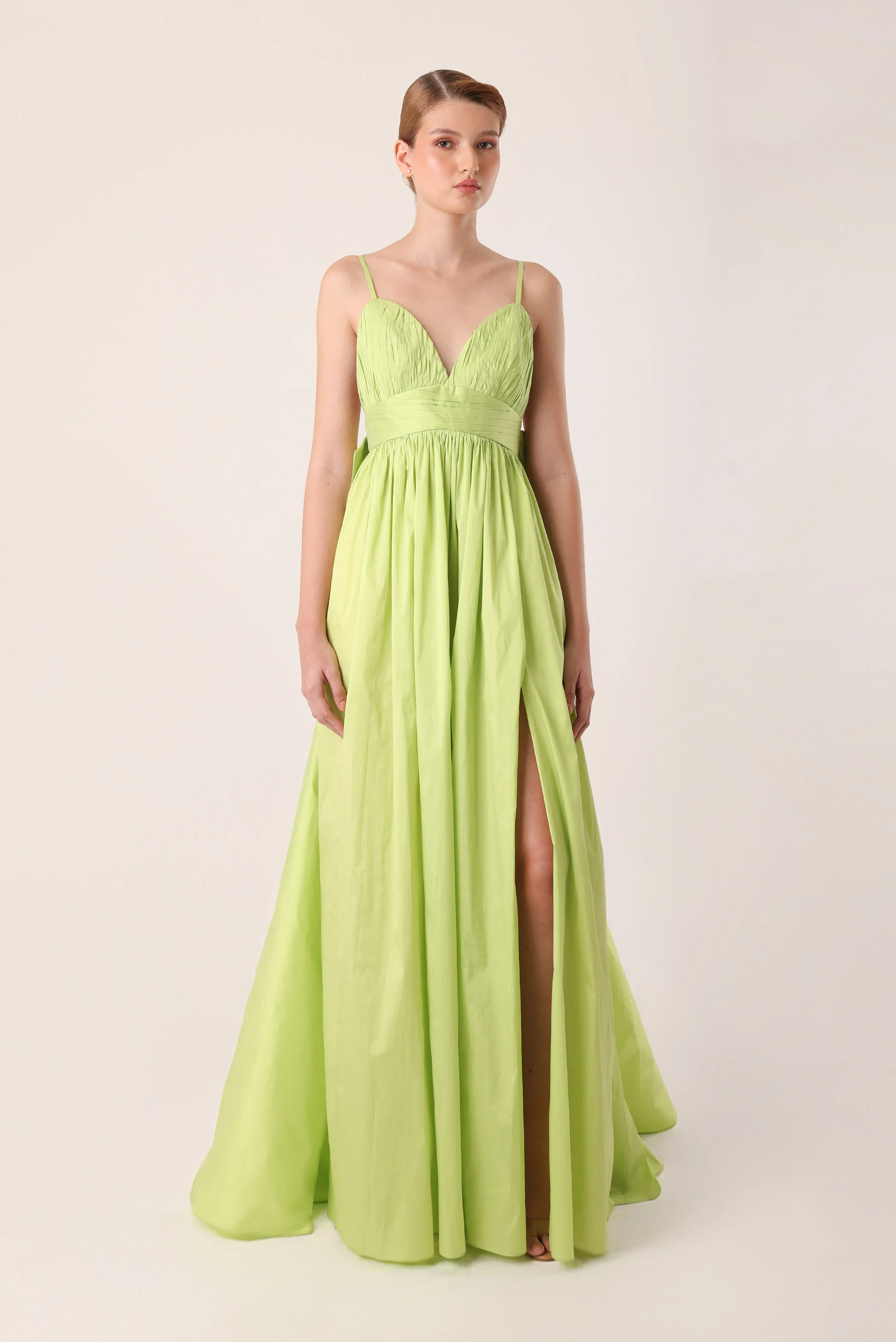 Maxi Vestido Fuchsia Pistacho