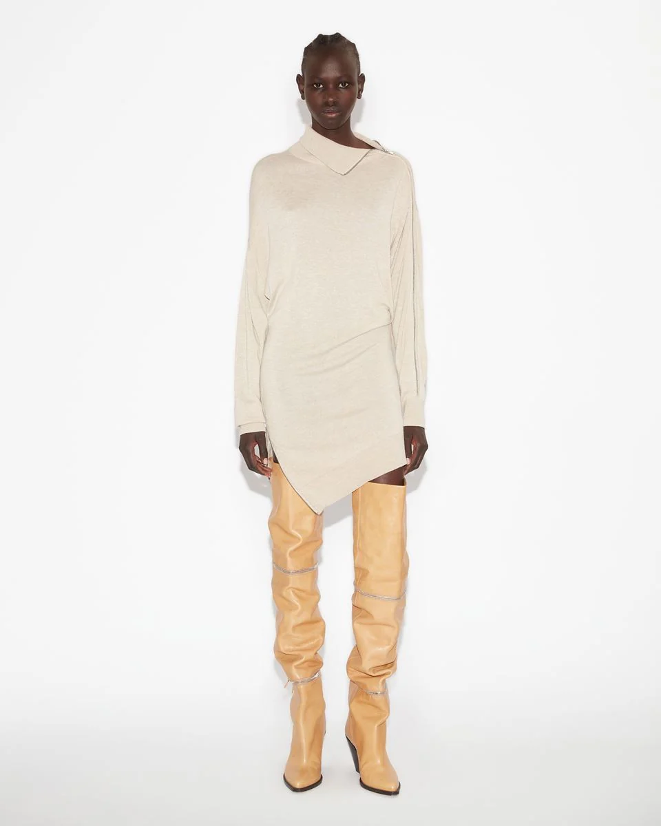 Vestido Gaelys Beige Mainline - Image 2