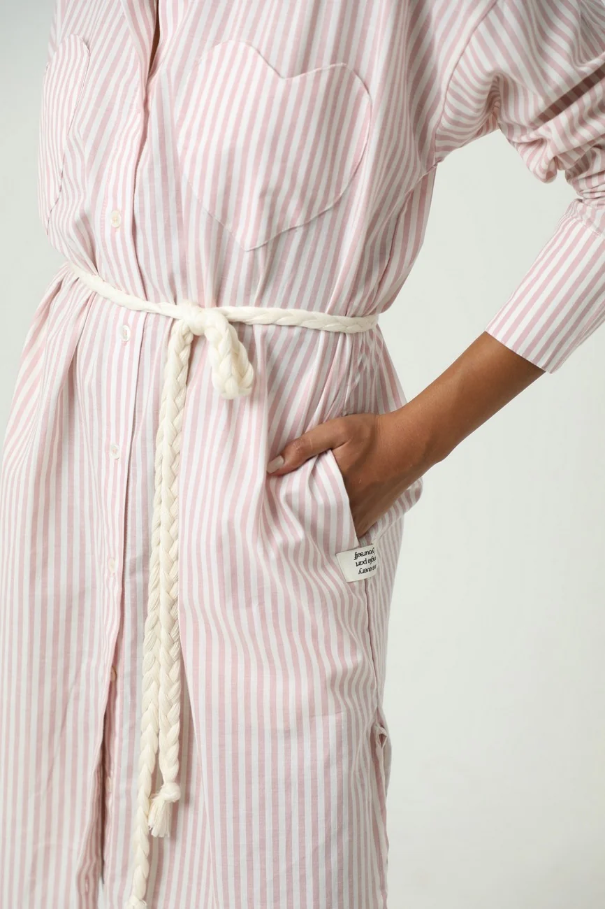 Vestido Goddess Rayas - Image 3