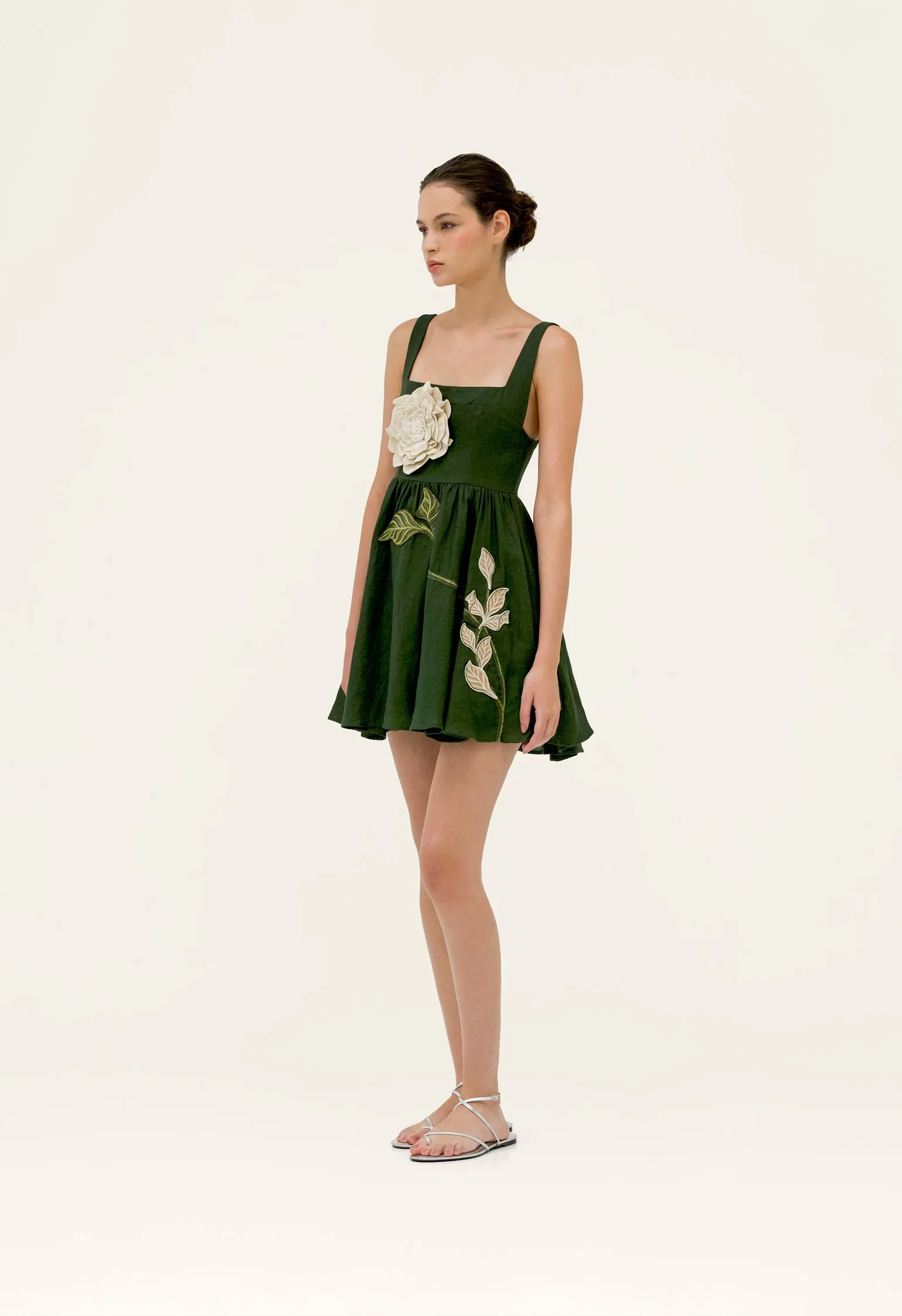 Mini Vestido Hierbabuena Gardenia