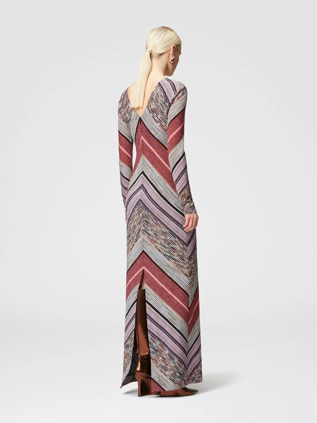Maxi Vestido Con Escote En V - Image 3