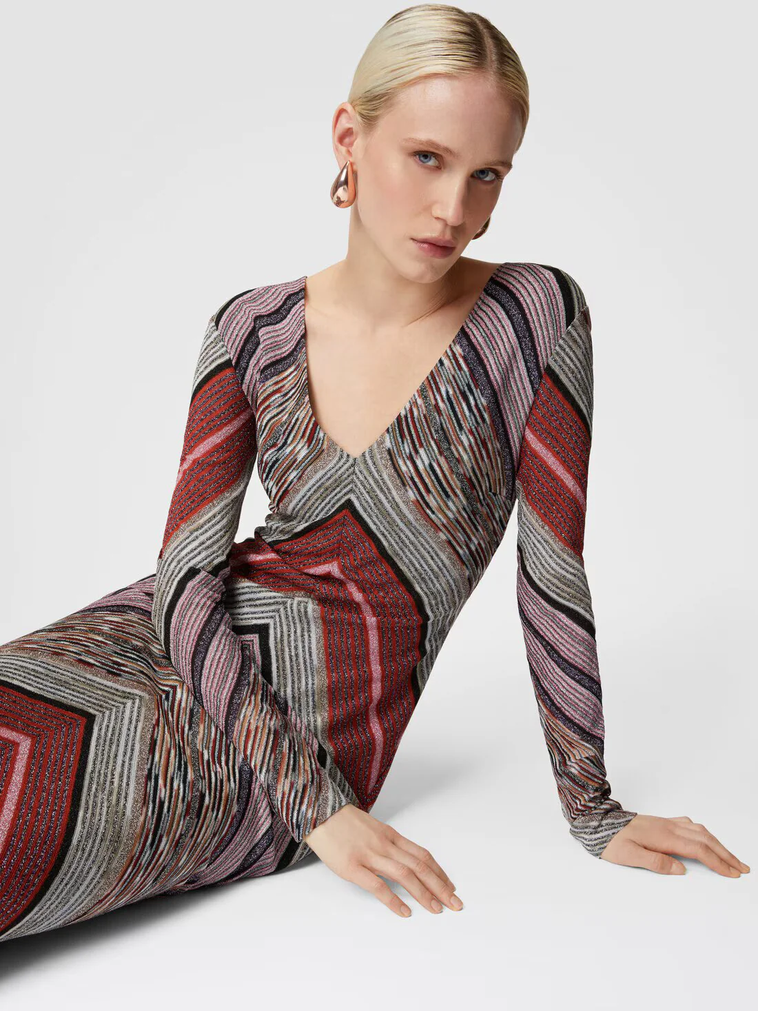 Maxi Vestido Con Escote En V - Image 5