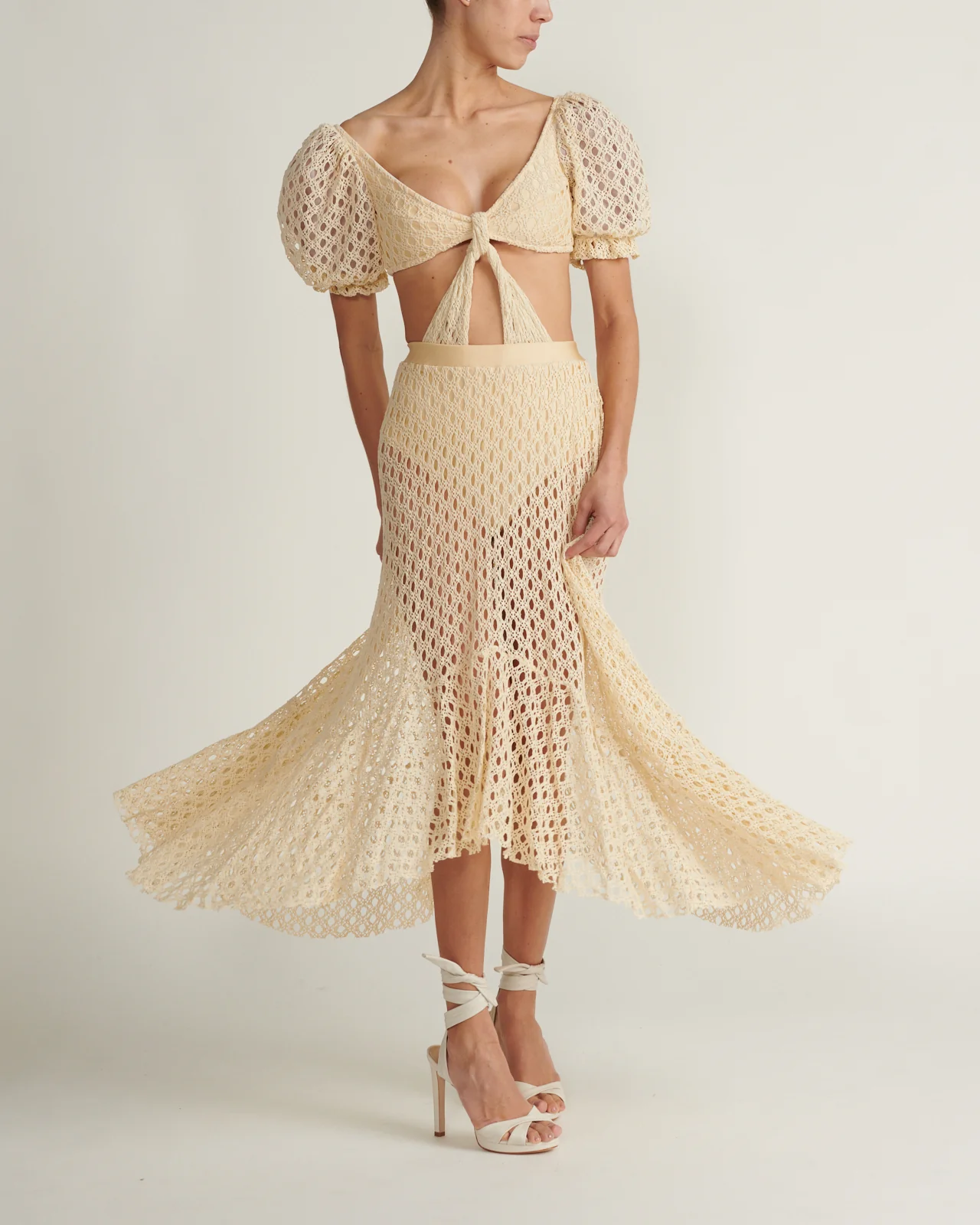 Vestido Maxi Camel - Image 3