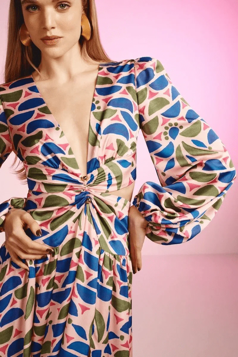 Vestido Maxi Puna Cut Out - Image 3