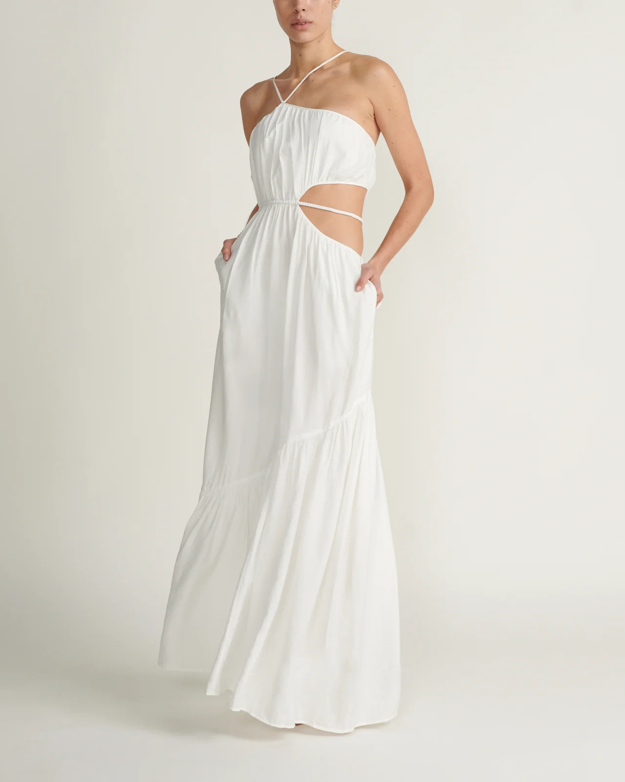 Vestido Maxi Yvonne Strappy One Shoulder - Image 2