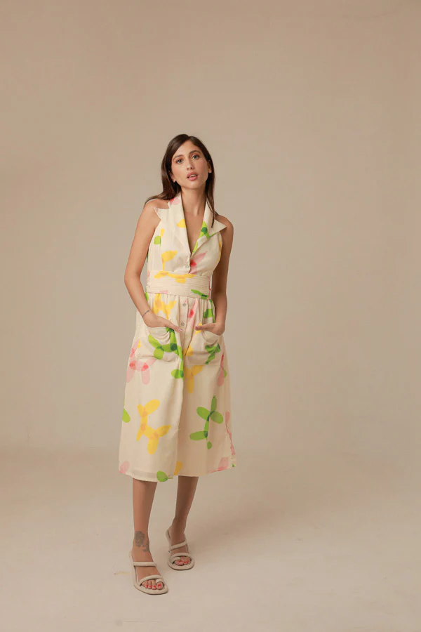 Vestido Midi Violeta