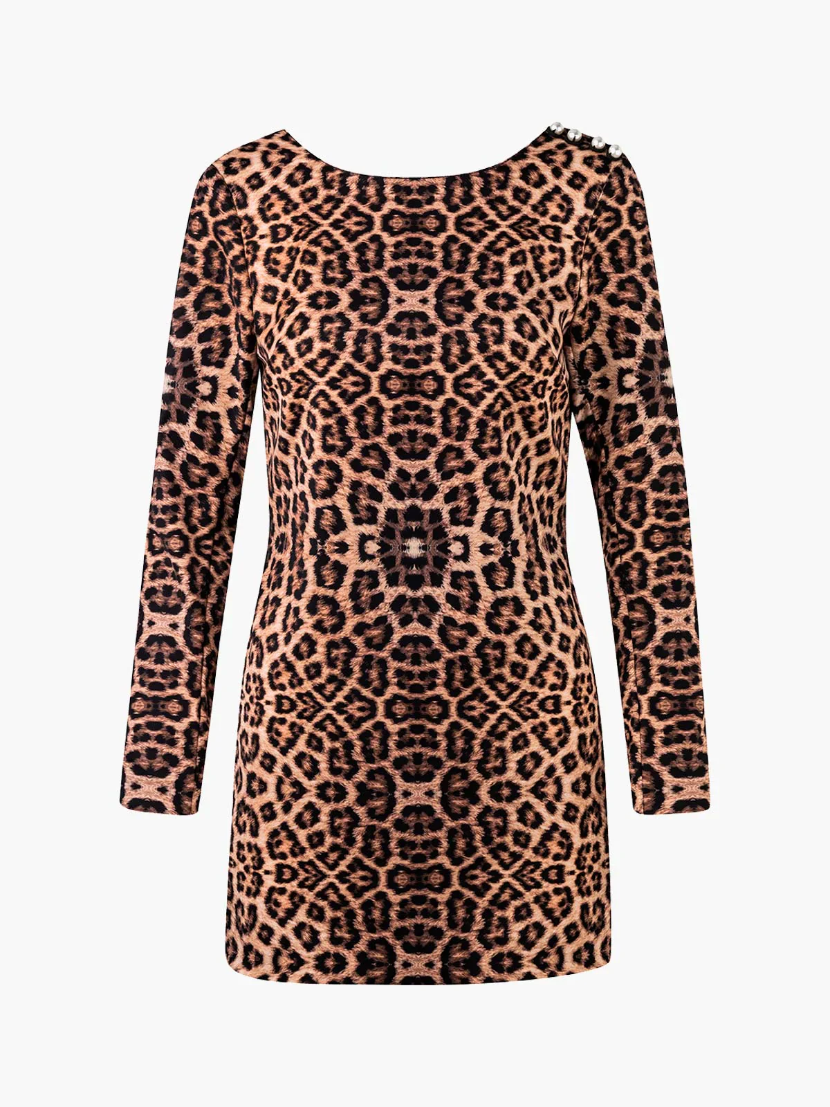 Vestido Mini Alegra Estampado Leopardo