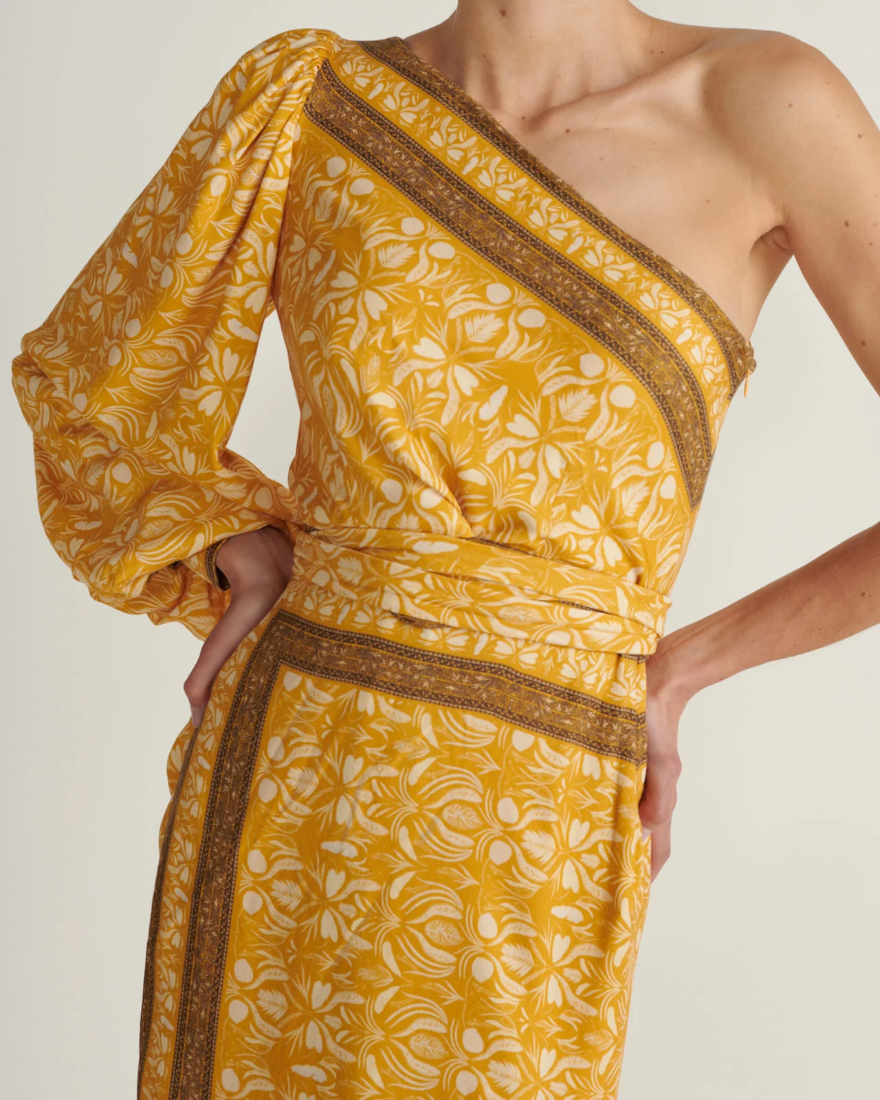 Vestido Mosaico Mostaza - Image 4