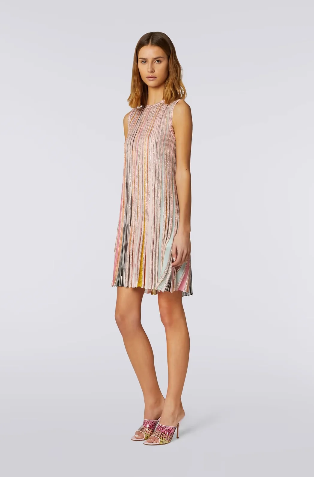 Vestido Partialized Sequins Pink - Image 2