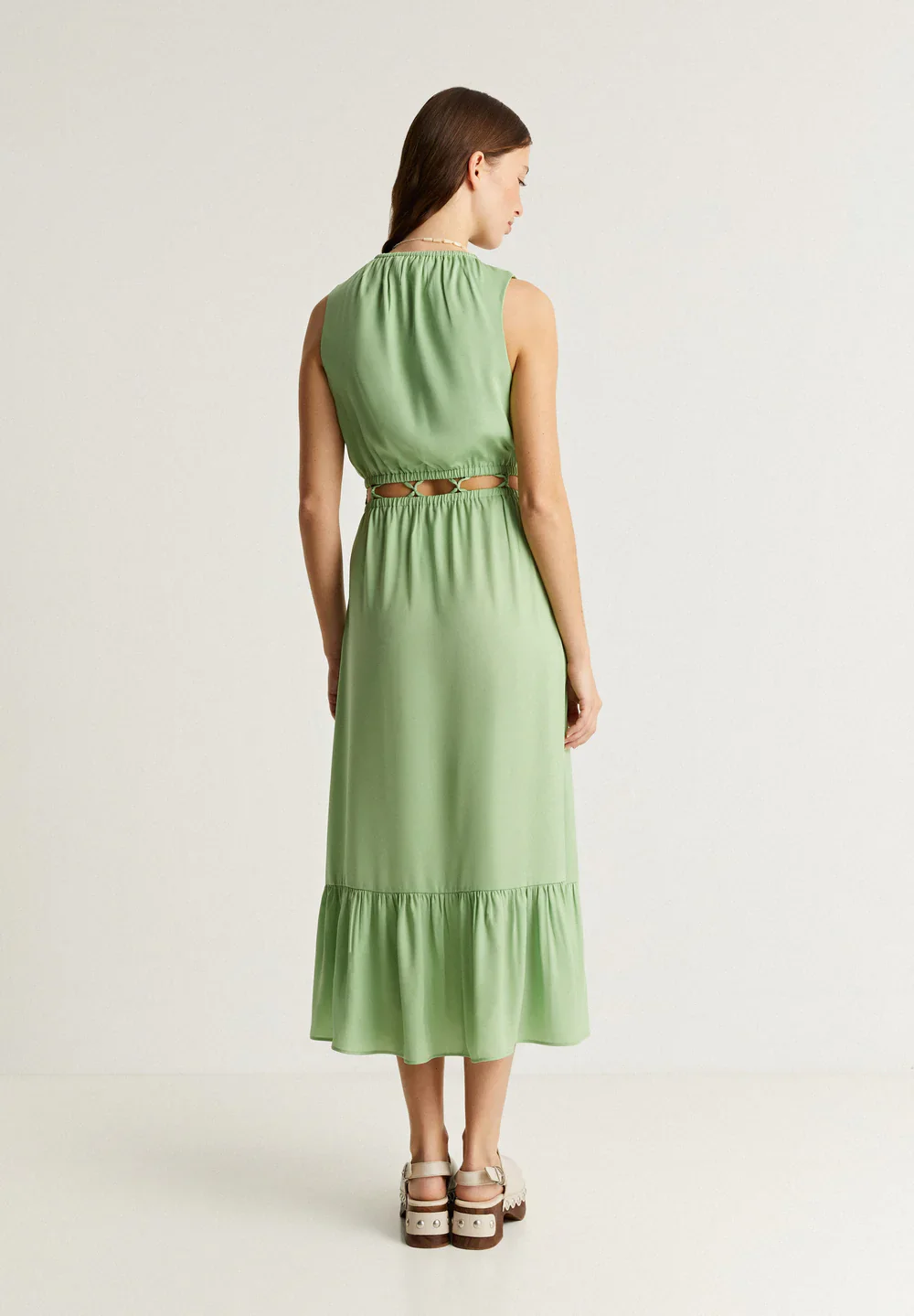Vestido Saten Cross Waist - Image 4
