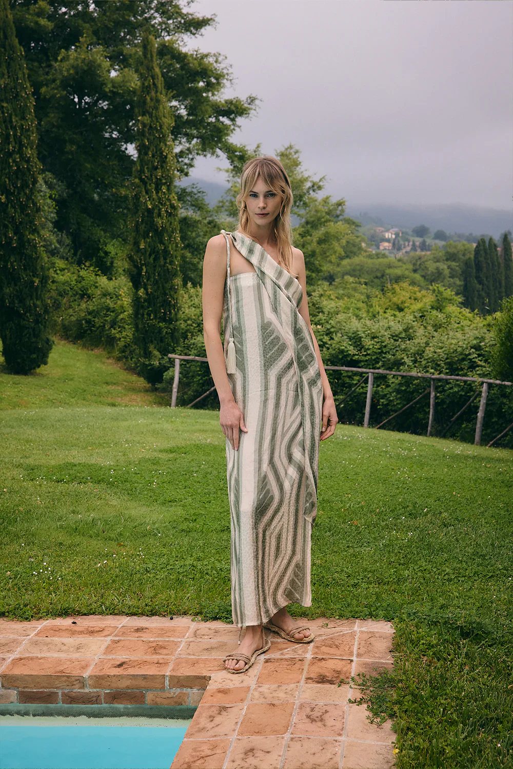 Vestido Sole Ivory Sage - Image 3