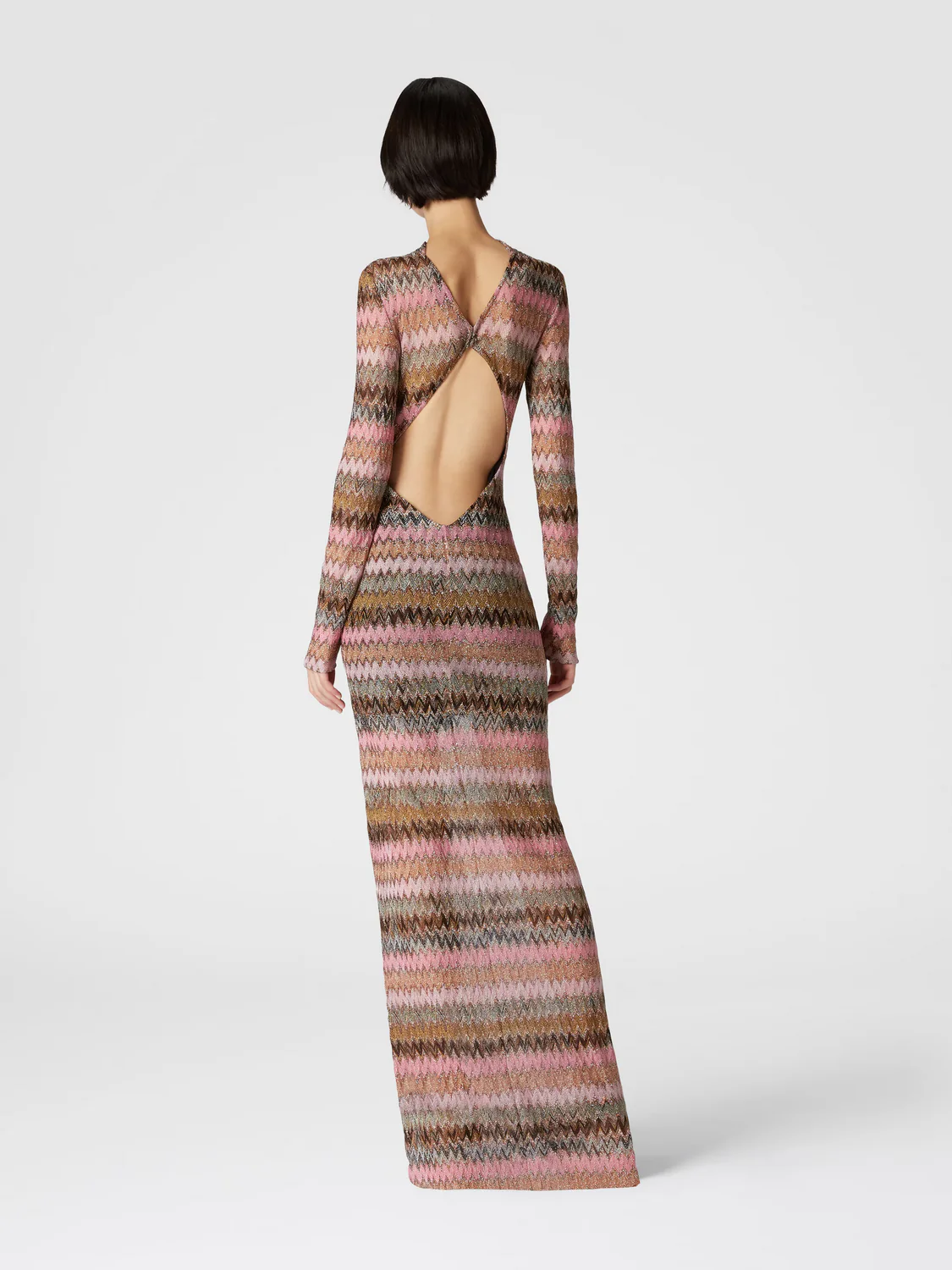 Maxi Vestido Spacedyed With Brown Base - Image 5