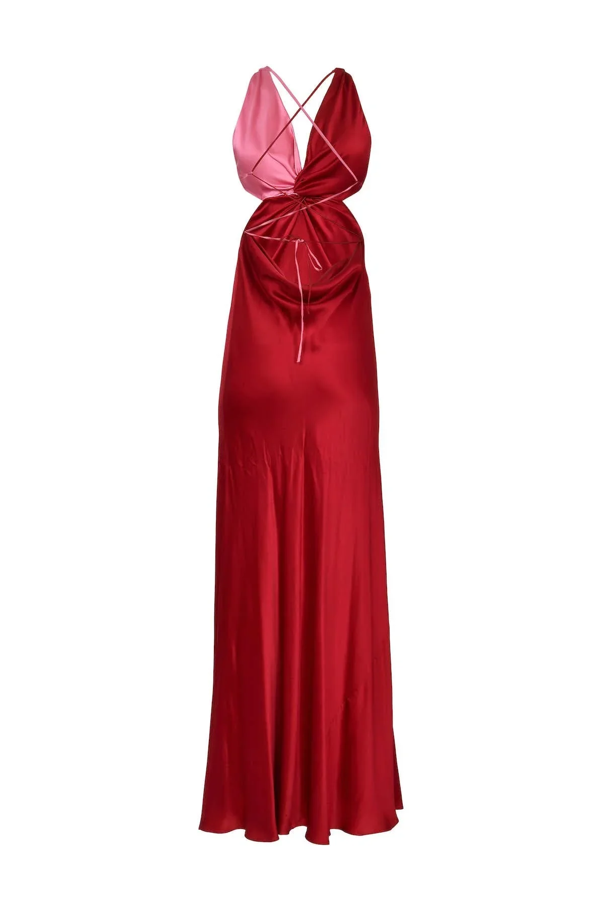Vestido Straple Bicolor - Image 2