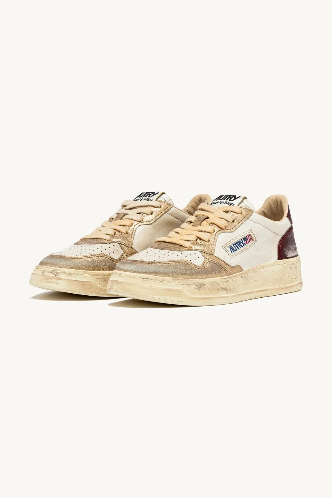 Tenis Sup Vintage Low Metal Leat Mujer - Image 2
