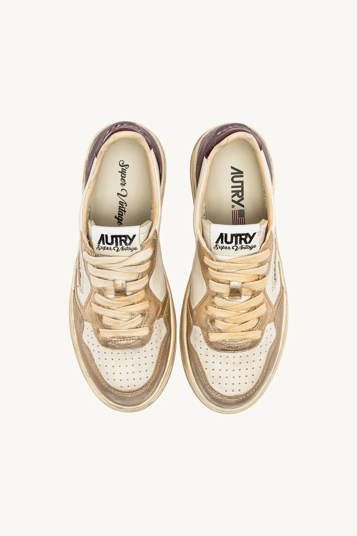 Tenis Sup Vintage Low Metal Leat Mujer - Image 5