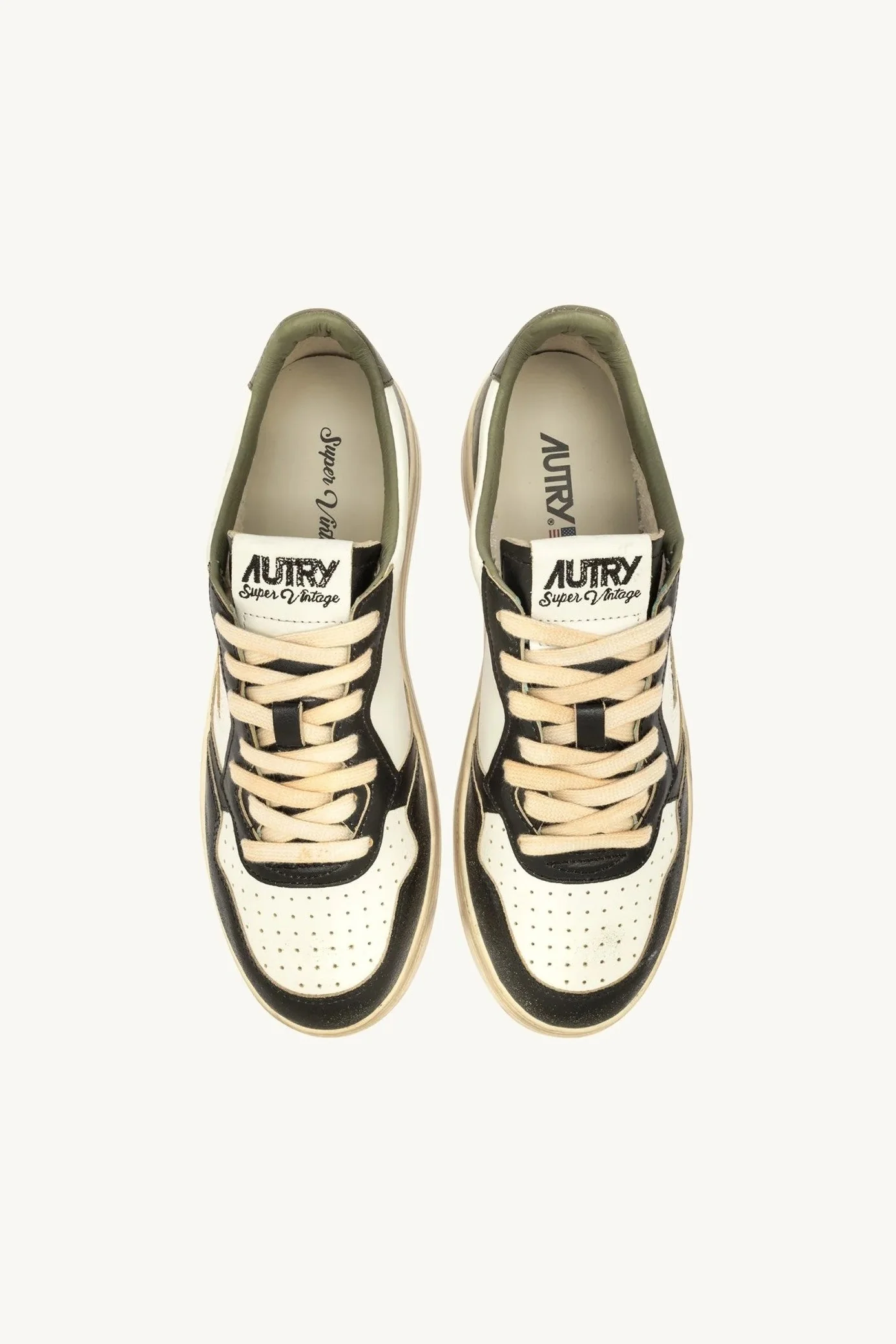 Tenis Sup Vintage Low Metal Leat Mujer - Image 4