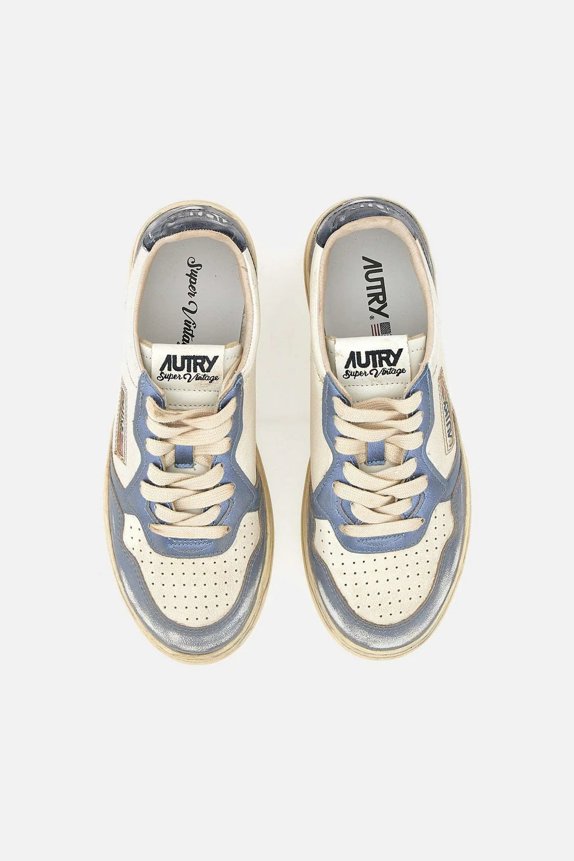 Tenis Sup Vintage Low Metal Leat Mujer - Image 4