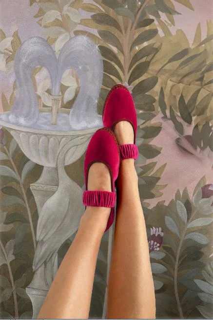 Balleta Mafalda Velvet Plum - Image 4